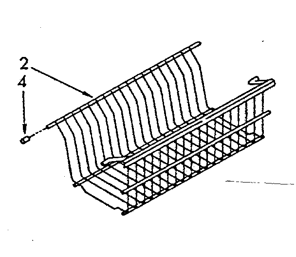Kenmore 1068260311 shelf diagram