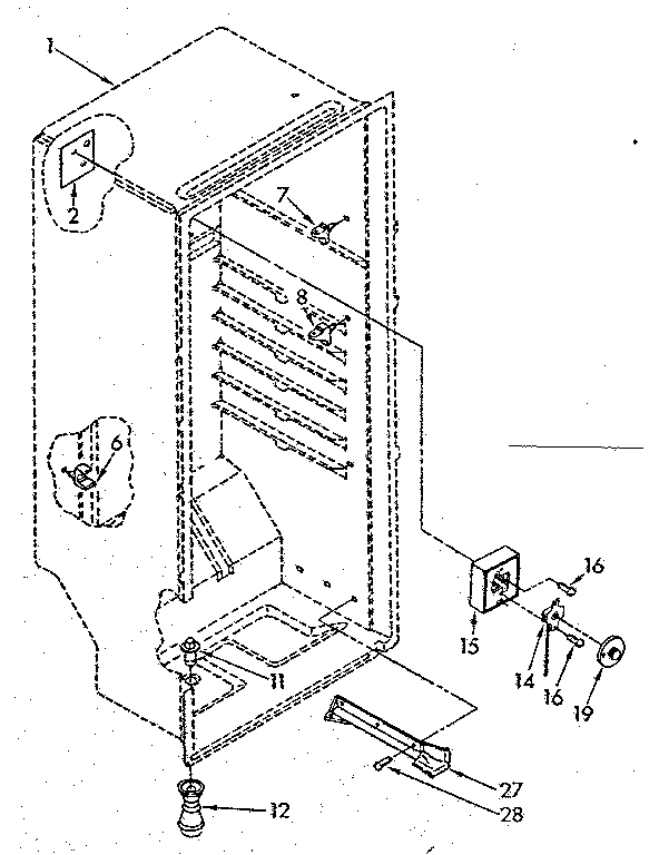 Kenmore 1068260311 liner diagram