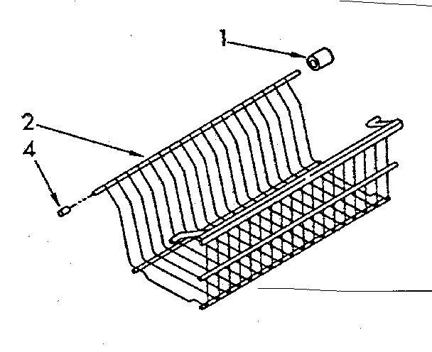 Kenmore 1068262311 shelf parts diagram