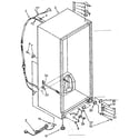 Kenmore 1068263511 cabinet parts diagram