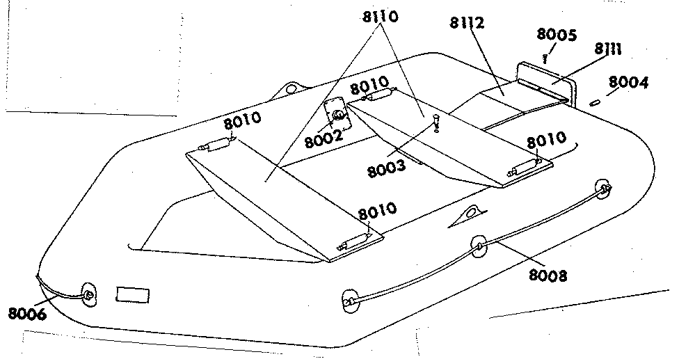 Sears 308602341 repair kit and ropes diagram