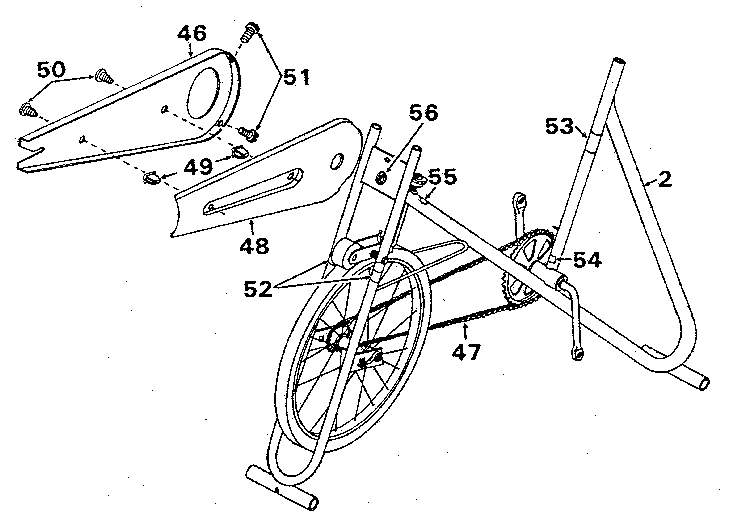 Lifestyler 37428534 main frame assembly diagram