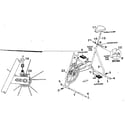 Lifestyler 28534 gearbox and frame assembly diagram