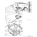 Kenmore 11081310140 machine base parts diagram