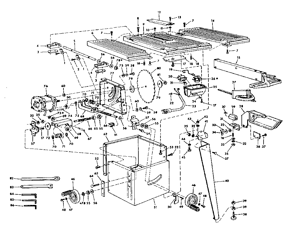Craftsman 113241730 unit diagram