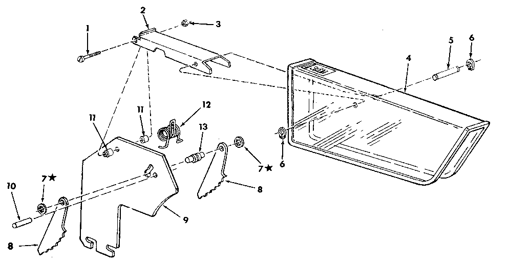 Craftsman 113241730 figure 2 - guard assembly 814643 diagram