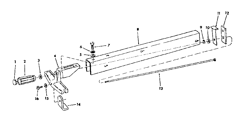 Craftsman 113241730 figure 3 - fence assembly 814645 diagram