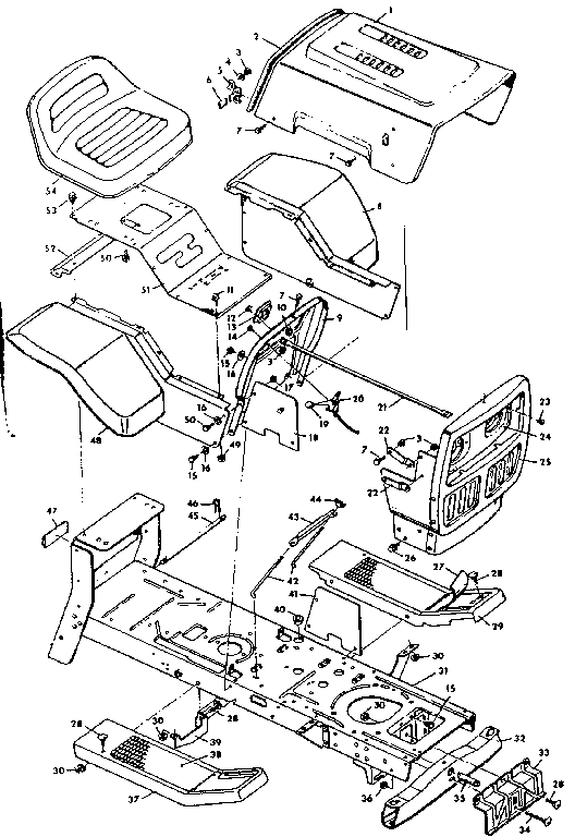 Craftsman 1432336 chassis and enclosures diagram