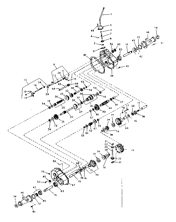 Craftsman 1432336 peerless transaxle--model no. 143. 2336 diagram