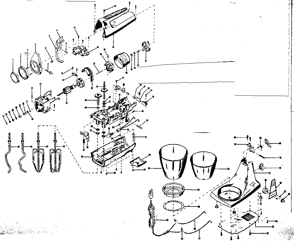 Kenmore 663821000 replacement parts diagram