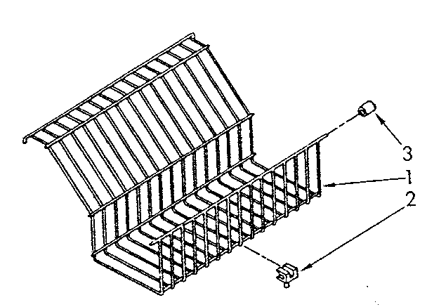 Kenmore 1068262181 shelf diagram
