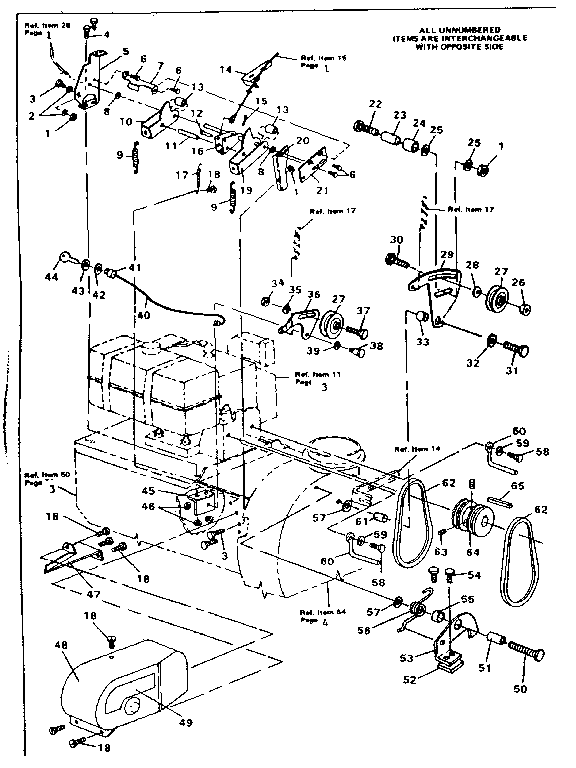 Craftsman 536882601 drive assembly diagram