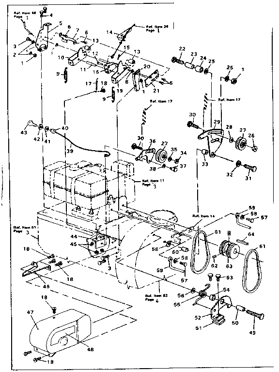 Craftsman 536882701 drive assembly diagram