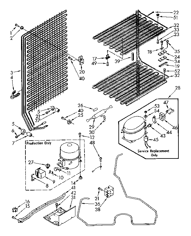 Kenmore 1068262511 unit parts diagram