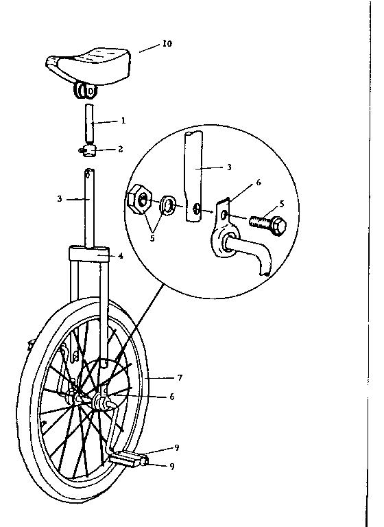 Hedstrom 9-9829 replacement parts diagram