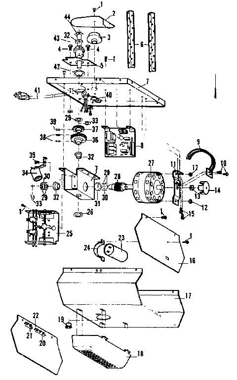 Craftsman 139664983 chassis assembly diagram