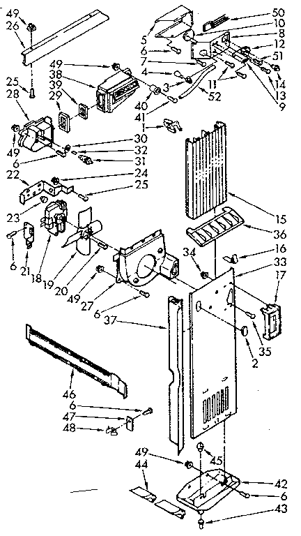Kenmore 1068562980 air flow and control diagram
