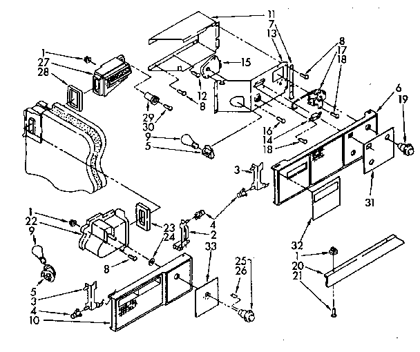 Kenmore 1068566830 air flow and control diagram
