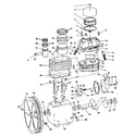 Craftsman 106175161 flywheel and crankcase assembly diagram