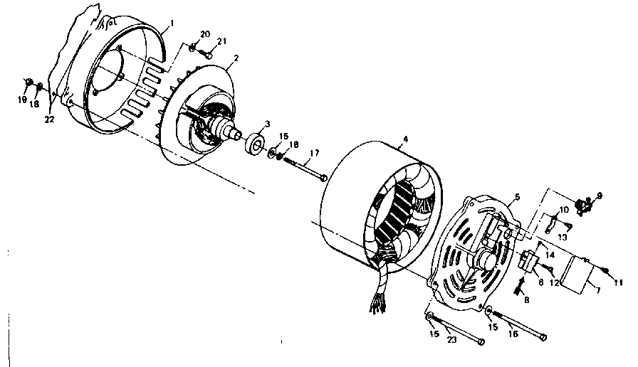 Craftsman 580321931 stator assembly diagram
