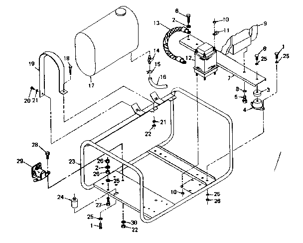 Craftsman 580321931 mounting base diagram