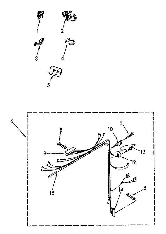 Kenmore 11081361350 wiring harness diagram