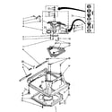 Kenmore 11081361850 machine base diagram