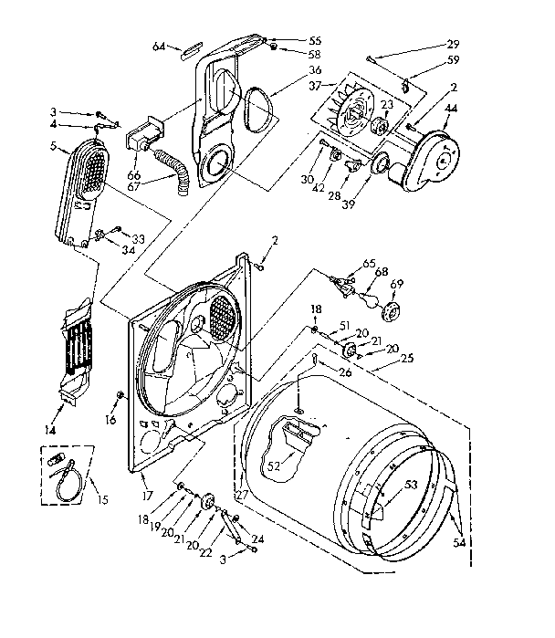 Kenmore 11086673800 bulkhead diagram