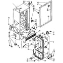 Kenmore 1068552910 cabinet parts diagram