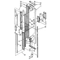 Kenmore 1068552910 freezer exterior door panel parts diagram