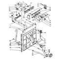 Kenmore 11081476240 controls and rear panel parts diagram
