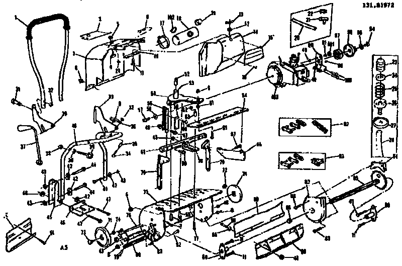 Craftsman 13181972 replacement parts diagram