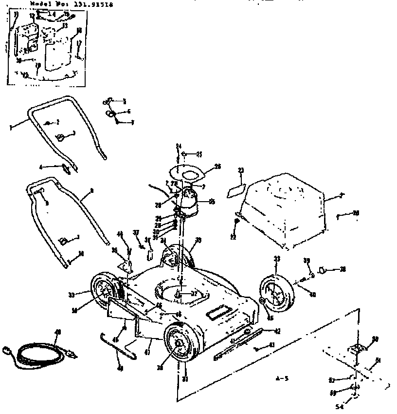 Craftsman 13191518 replacement parts diagram