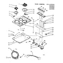 Kenmore 1034347280 cooktop diagram