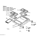 Kenmore 1037177003 main top section diagram