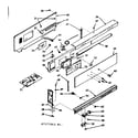 Kenmore 1037177003 backguard section diagram