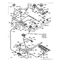 Kenmore 1037187240 burner section diagram