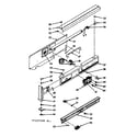 Kenmore 1037227060 backguard section diagram