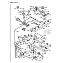 Kenmore 1037337141 burner section diagram