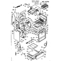 Kenmore 1037357120 body section diagram