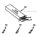 Kenmore 1037357120 wire harnesses & components diagram