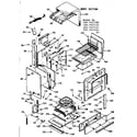Kenmore 1037427101 body section diagram