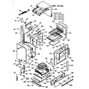 Kenmore 1037427101 body section diagram