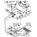Kenmore 1037427101 burner section diagram