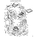 Kenmore 1037467240 body section diagram