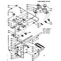 Kenmore 1037707100 lower burner section diagram