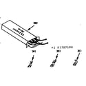 Kenmore 1037707100 wire harnesses and components diagram