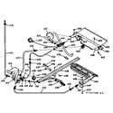 Kenmore 1037767100 lower oven burner section diagram