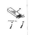 Kenmore 1037767100 wire harnesses and components diagram