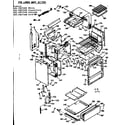 Kenmore 1037857120 lower body section diagram